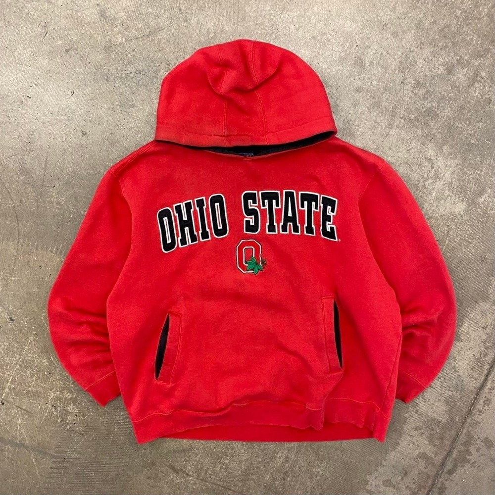 Vintage Ohio State Buckeyes College Champs Sports 2000s Hoodie Size Large